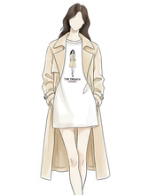 Load image into Gallery viewer, THE TRENCH, LONDON  | STYLE ICON White T-Shirt