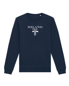 MILANO | ITALIA NEW DESIGN Navy Blue Sweatshirt