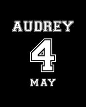Load image into Gallery viewer, AUDREY HEPBURN&#39;S BIRTHDAY 4 MAY  Black T-Shirt