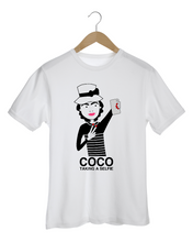 Load image into Gallery viewer, COCO TODAY TAKING A SELFIE White T-Shirt