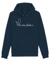 Load image into Gallery viewer, AUDREY HEPBURN SIGNATURE French Navy Hoodie