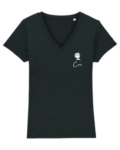 COCO SMALL LOGO Organic V-Neck T-Shirt
