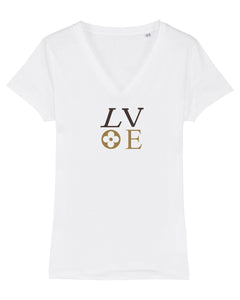 LOVE Organic V-Neck T-Shirt