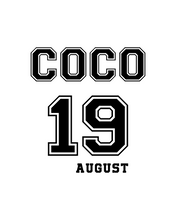 Load image into Gallery viewer, COCO&#39;S BIRTHDAY 19 AUGUST  White T-Shirt