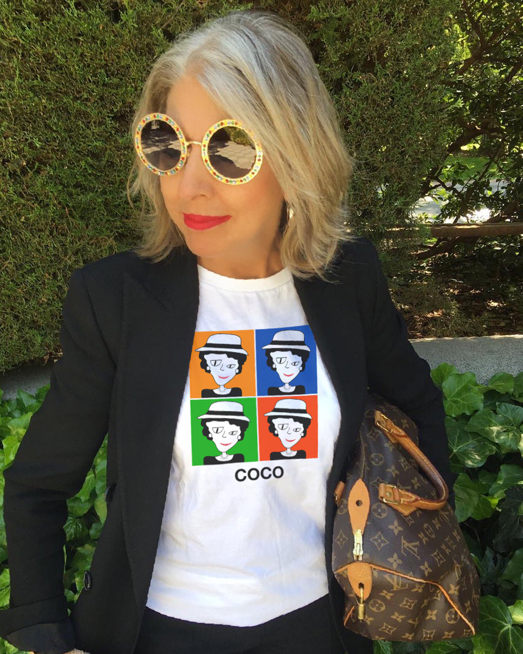 COCO INSPIRED BY WARHOL White T-Shirt