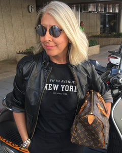 NEW YORK FIFTH AVENUE Black T-Shirt