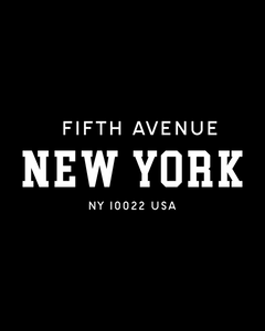 NEW YORK FIFTH AVENUE Black T-Shirt