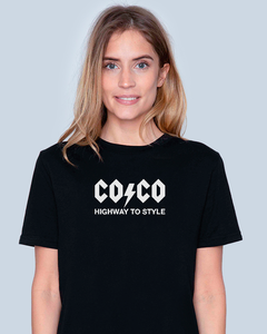 COCO AC/DC STYLE Black T-Shirt