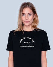 Load image into Gallery viewer, HAUTE COUTURE PARIS Black T-Shirt