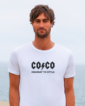 Load image into Gallery viewer, COCO AC/DC STYLE White T-shirt