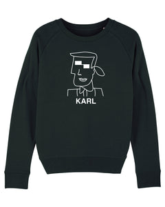KARL CUBIST Black Sweatshirt