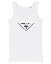 Load image into Gallery viewer, MILANO Organic Tank Top White T-Shirt