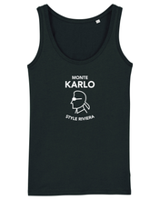 Load image into Gallery viewer, MONTE KARLO STYLE  RIVIERA Organic Tank Top Black T-Shirt