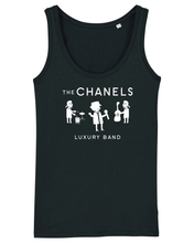 Load image into Gallery viewer, THE CHANELS Organic Tank Top Black T-Shirt