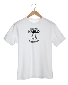 MONTE KARLO STYLE RIVIERA White T-Shirt