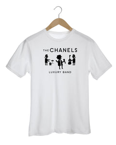 THE CHANELS LUXURY BAND White T-Shirt