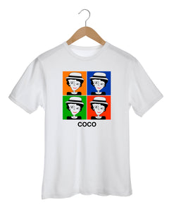 COCO INSPIRED BY WARHOL White T-Shirt