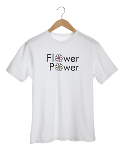 FLOWER POWER White T-Shirt