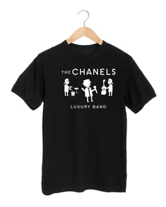 THE CHANELS, LUXURY BAND Black T-Shirt