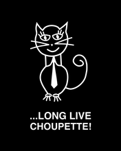 Load image into Gallery viewer, LONG LIVE CHOUPETTE! Black T-Shirt