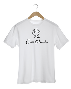 COCO FULL NAME SIGNATURE White T-Shirt