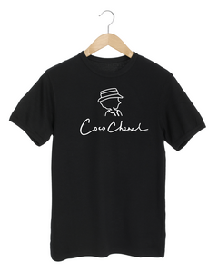 COCO FULL NAME SIGNATURE Black T-Shirt