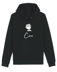 COCO ONLY NAME SILHOUETTE Black Hoodie