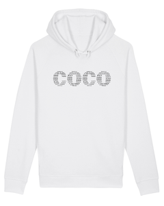 COCO WORDS CLOUD White Hoodie