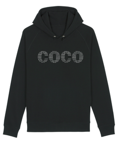 COCO WORDS CLOUD Black Hoodie
