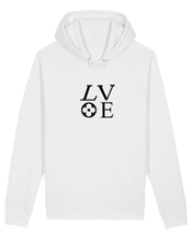 Load image into Gallery viewer, LOVE Black and White Hoodie