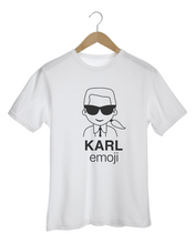 Load image into Gallery viewer, KARL EMOJI White T-Shirt