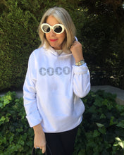Load image into Gallery viewer, COCO WORDS CLOUD White Hoodie