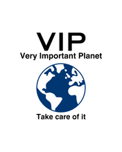 Load image into Gallery viewer, VIP VERY IMPORTANT PLANET White T-Shirt