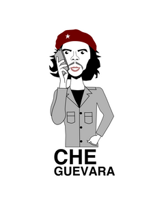CHE GUEVARA with Cellphone