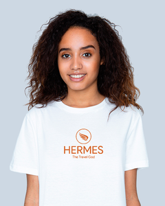 HERMES THE TRAVEL GOD White T-Shirt